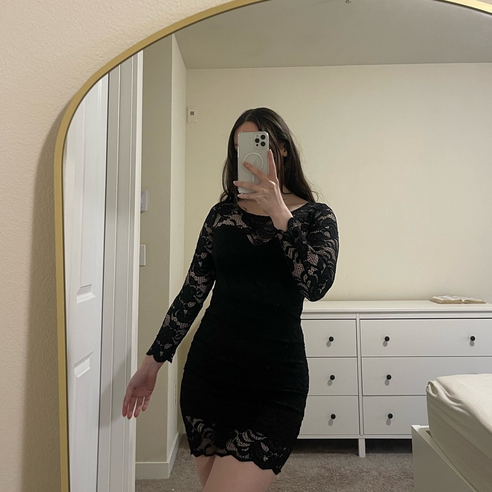 Black Lace Dress